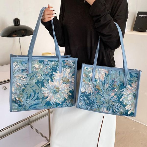 evening bags flowers print shoulder for women 2021 large casual tote bag big capacity handbag ladies painting shopping composite 
evening bags flowers print shoulder for women 2021 large casual tote bag big capacity handbag ladies painting shopping composite