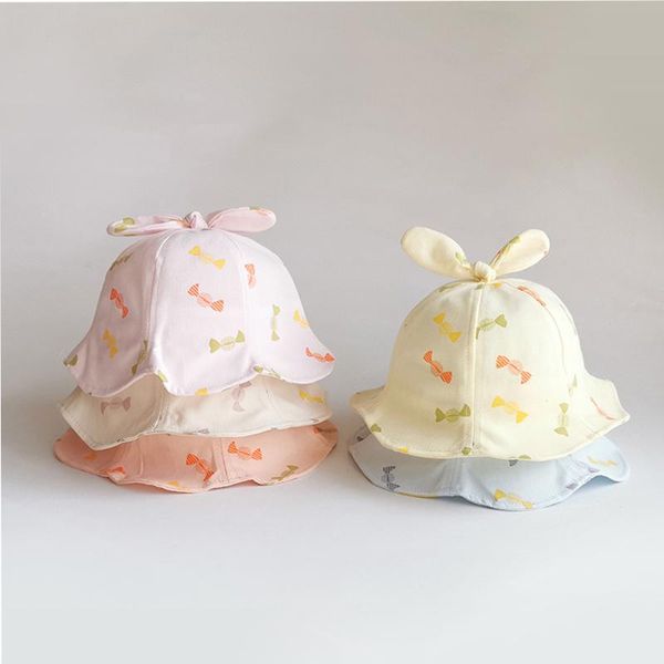 cute bows kids hat candy printed baby girls bucket cap spring summer soft cotton outdoor fisherman sun toddler beach caps & hats, Yellow
cute bows kids hat candy printed baby girls bucket cap spring summer soft cotton outdoor fisherman sun toddler beach caps & hats, Yellow