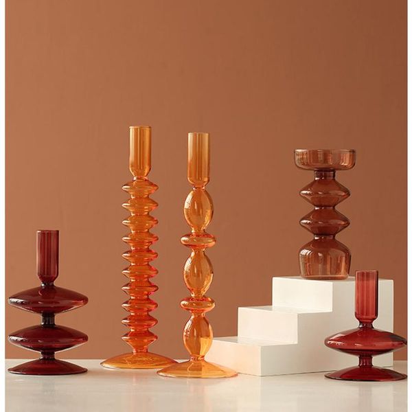 candle holders glass holder for wedding pillar modern stand colorful flower vase candlestick
candle holders glass holder for wedding pillar modern stand colorful flower vase candlestick
