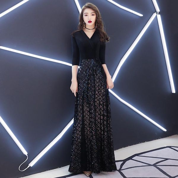 office lady exquisite plaid evening party dress v-neck sequins trim banquet gown black vintage elegant pleated dresses ethnic clothing, Red
office lady exquisite plaid evening party dress v-neck sequins trim banquet gown black vintage elegant pleated dresses ethnic clothing, Red