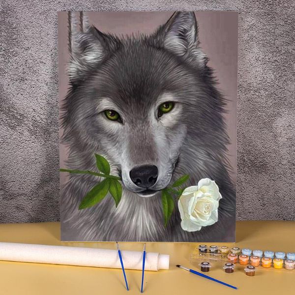 paintings animal wolf diy painting by numbers complete kit acrylic paints 40*50 canvas crafts for adults art
paintings animal wolf diy painting by numbers complete kit acrylic paints 40*50 canvas crafts for adults art