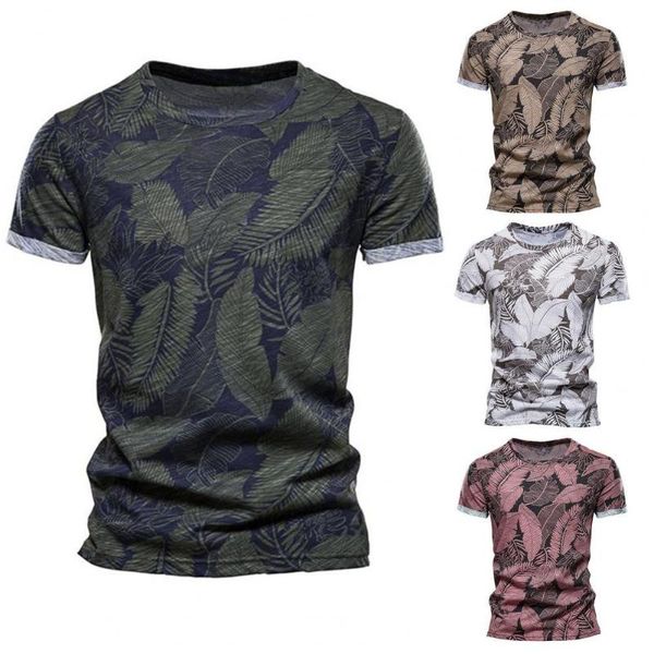 men's t-shirts 2021 summer leaf printed t shirts men o-neck cotton blend short-sleeved t-shirt male tee, White;black
men's t-shirts 2021 summer leaf printed t shirts men o-neck cotton blend short-sleeved t-shirt male tee, White;black