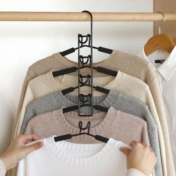 hangers & racks space-saving wardrobe hanger multi-layer clothes storage rack foldable coat sweater organizer hanging metal support
hangers & racks space-saving wardrobe hanger multi-layer clothes storage rack foldable coat sweater organizer hanging metal support