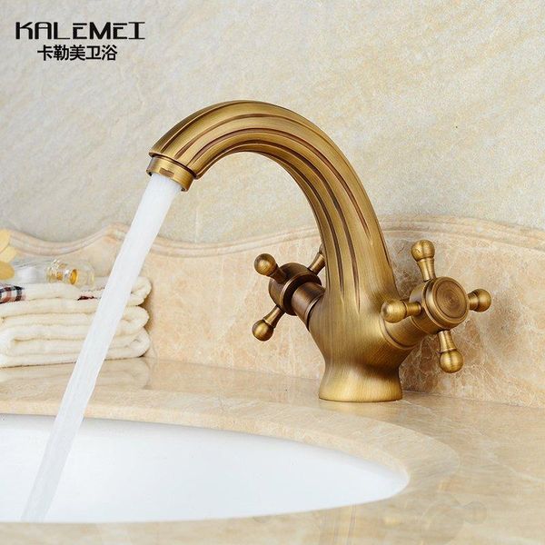 bathroom sink faucets basin retro brushed sloth modeling mixer deck mounted brass double handle cold water tap
bathroom sink faucets basin retro brushed sloth modeling mixer deck mounted brass double handle cold water tap