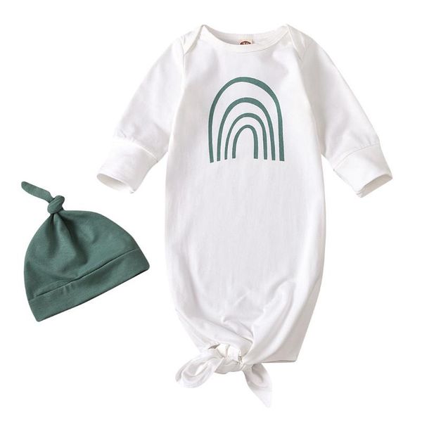 clothing sets spring autumn infant sleeping bag set baby girls boys cartoon rainbow printing sack + solid color round hat kit, White
clothing sets spring autumn infant sleeping bag set baby girls boys cartoon rainbow printing sack + solid color round hat kit, White