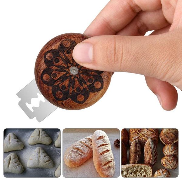 baking & pastry tools wooden bread knife razor cutter round lame dough scoring slashing tool with 5 storage bag
baking & pastry tools wooden bread knife razor cutter round lame dough scoring slashing tool with 5 storage bag