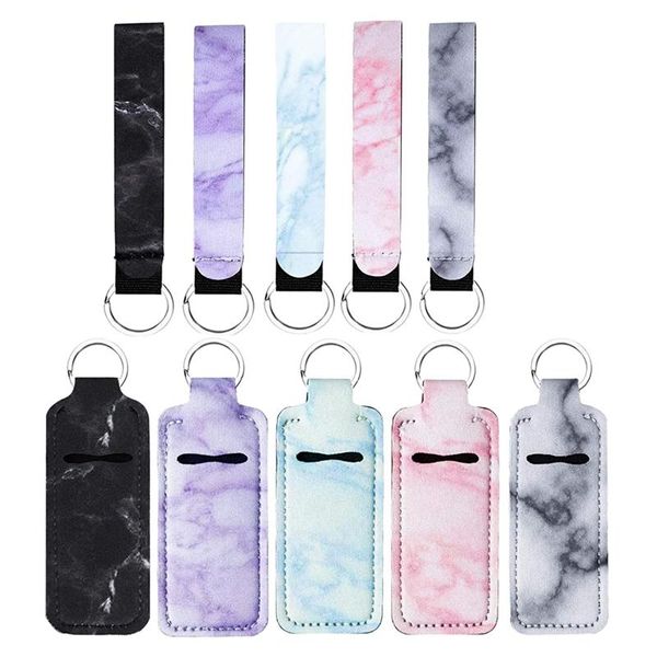 keychains 5 pcs chapstick holder keychain with neoprene wristlet lanyards, lipstick protective cases cover, Silver
keychains 5 pcs chapstick holder keychain with neoprene wristlet lanyards, lipstick protective cases cover, Silver