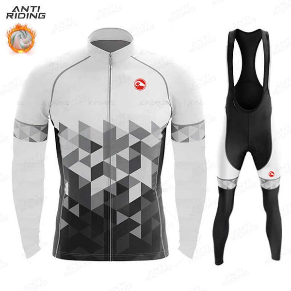 winter thermal fleece cycling jersey set racing bike cycling suit mountian bicycle cycling clothing ropa ciclismo bicycle 211006, Gray
winter thermal fleece cycling jersey set racing bike cycling suit mountian bicycle cycling clothing ropa ciclismo bicycle 211006, Gray