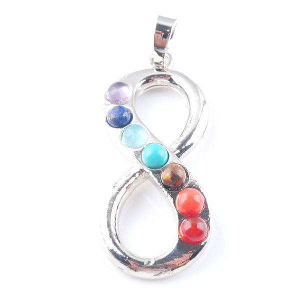 wojiaer 7 chakras natural stones s form pendants health amulet healing necklace 18" length jewelry charms pendant n3269, Silver
wojiaer 7 chakras natural stones s form pendants health amulet healing necklace 18" length jewelry charms pendant n3269, Silver