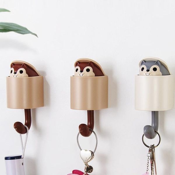 hooks & rails p82d creative self-adhesive cartoon squirrel keychain hook coat wall hanger animal hiding shower towel hat storage holder
hooks & rails p82d creative self-adhesive cartoon squirrel keychain hook coat wall hanger animal hiding shower towel hat storage holder