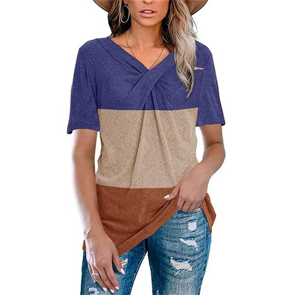 women's blouses & shirts 2021 v-neck long sleeve neckline kink casual self cultivation t-shirt, White
women's blouses & shirts 2021 v-neck long sleeve neckline kink casual self cultivation t-shirt, White