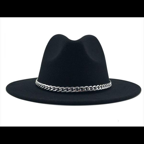 fashion quality wide brim fedora hat women lmitation wool felt hats with metal chain decor panama fedoras chapeau sombrero, Blue;gray
fashion quality wide brim fedora hat women lmitation wool felt hats with metal chain decor panama fedoras chapeau sombrero, Blue;gray