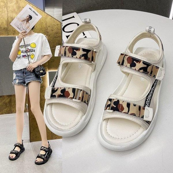 platform women's sandals 2021 stitching comfortable flat outdoor beach open toe rome sports tenis feminino, Black
platform women's sandals 2021 stitching comfortable flat outdoor beach open toe rome sports tenis feminino, Black