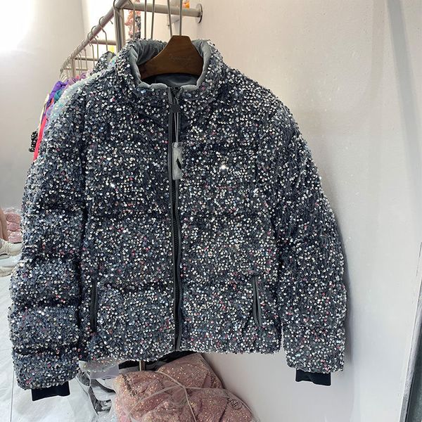 winter new sequins bear bread down jacket women's short relaxed leisure thickened small explosive white duck, Black
winter new sequins bear bread down jacket women's short relaxed leisure thickened small explosive white duck, Black