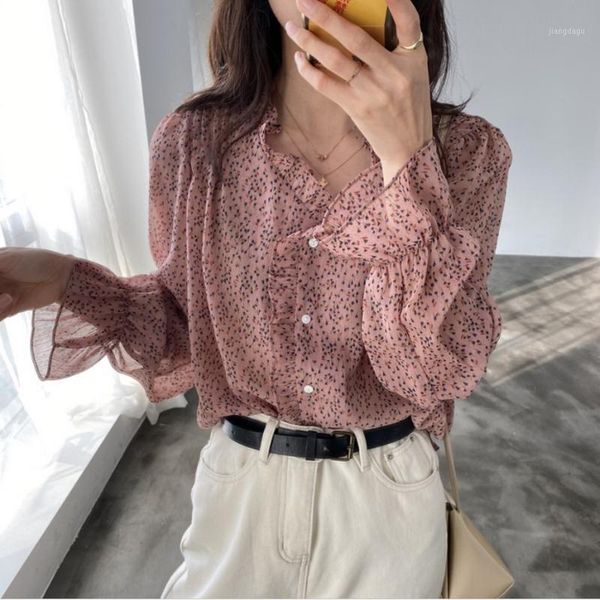 spring florals v-neck ruffle chiffon blouse women loose butterfly sleeve minimalist shirts women's blouses &, White
spring florals v-neck ruffle chiffon blouse women loose butterfly sleeve minimalist shirts women's blouses &, White