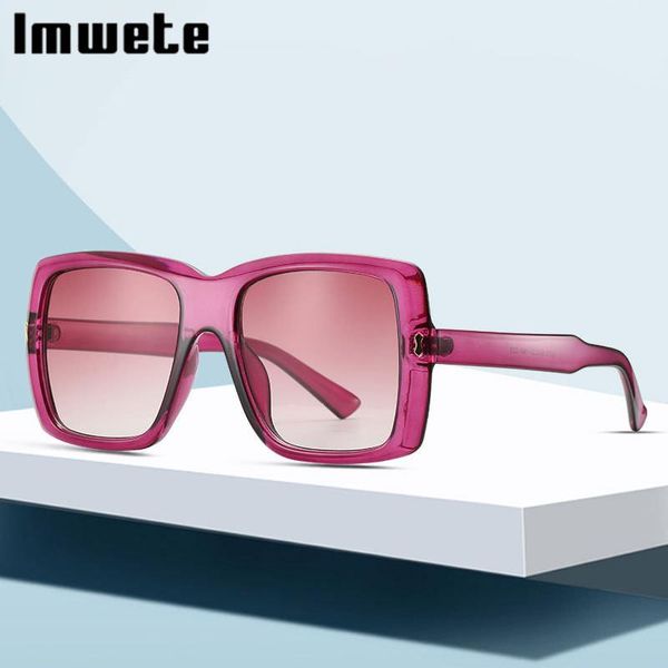 imwete vintage gradient sunglasses women men oversized square sun glasses ladies shades big frame eyewear uv400 colored, White;black
imwete vintage gradient sunglasses women men oversized square sun glasses ladies shades big frame eyewear uv400 colored, White;black