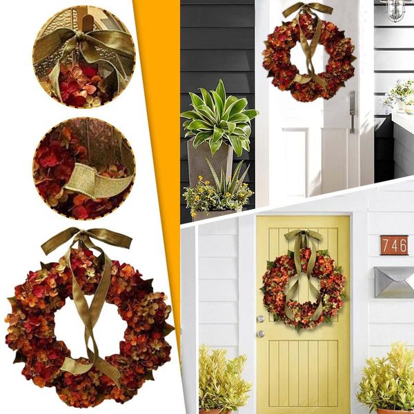 decorative flowers & wreaths thanksgiving autumn wreath door hanger hydrangea artificial flower decoration wall hanging pendant party deco
decorative flowers & wreaths thanksgiving autumn wreath door hanger hydrangea artificial flower decoration wall hanging pendant party deco