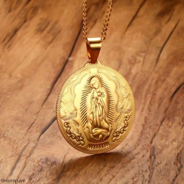 pendant necklaces gold tone virgin mary patron saint medals male jewelry men's our lady of guadalupe medal necklace, Silver
pendant necklaces gold tone virgin mary patron saint medals male jewelry men's our lady of guadalupe medal necklace, Silver