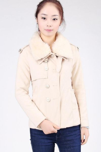 women's wool & blends winter autumn fashion double breasted formal medium-long warm trench coat outwear jackets, Black
women's wool & blends winter autumn fashion double breasted formal medium-long warm trench coat outwear jackets, Black