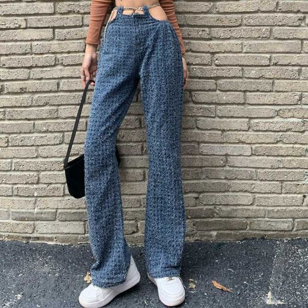 high waist chain jeans y2k blue spring summer straight loose denim pants women streetpants female fall hollow out p046 women's
high waist chain jeans y2k blue spring summer straight loose denim pants women streetpants female fall hollow out p046 women's