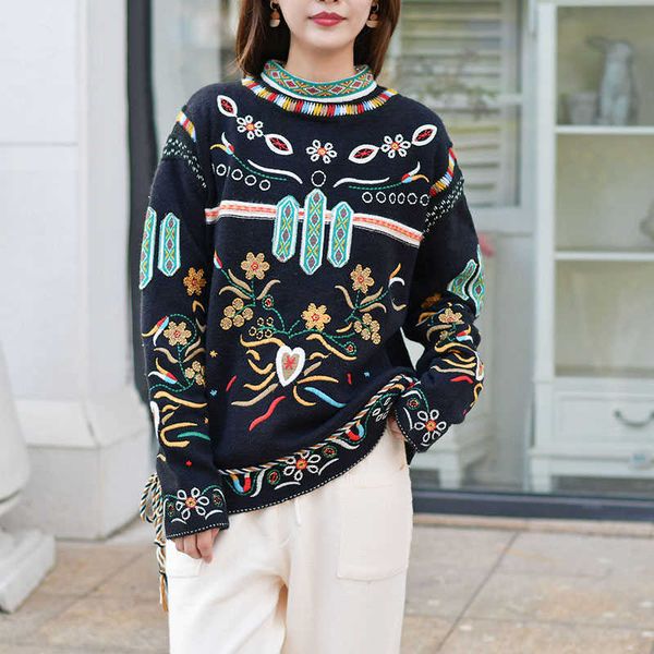 runway designer sweaters fall vintage black embroidery print women thin knitted loose pullover b017 210603, White;black
runway designer sweaters fall vintage black embroidery print women thin knitted loose pullover b017 210603, White;black