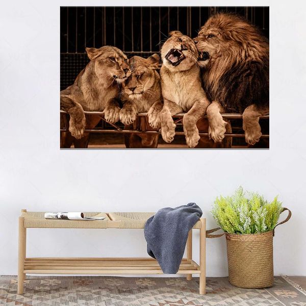 paintings lion family pictures canvas animal posters and prints modern wall for living room home decoration
paintings lion family pictures canvas animal posters and prints modern wall for living room home decoration