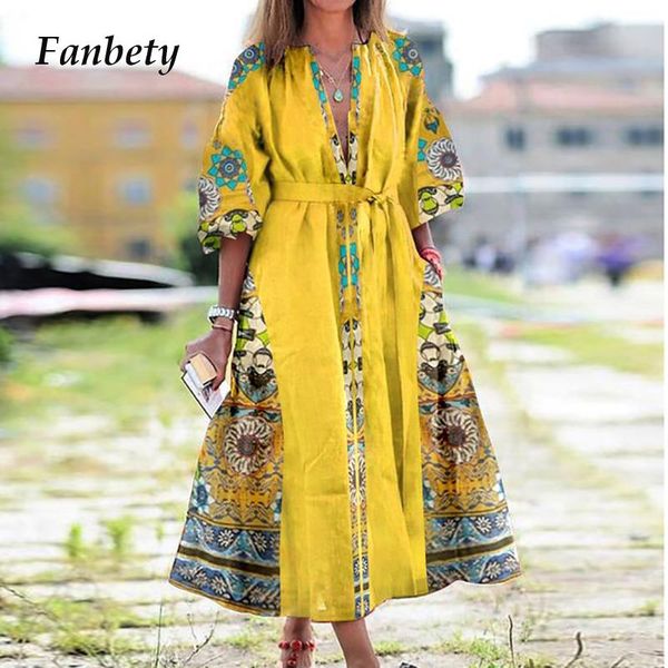 casual dresses women vintage v neck tassel party long dress floral print female loose three quarter puff sleeve vestidos, Black;gray
casual dresses women vintage v neck tassel party long dress floral print female loose three quarter puff sleeve vestidos, Black;gray