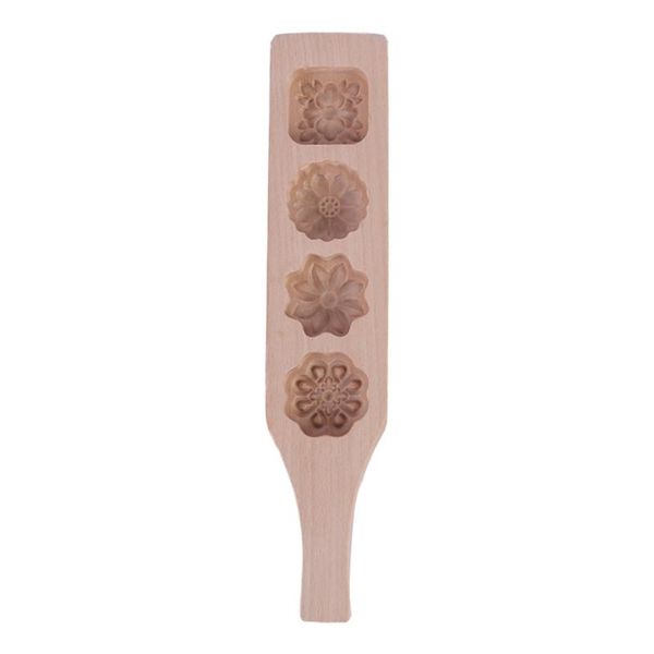 baking & pastry tools 4 hole wooden moon cake mold tool for making mung bean ice skin fondant mould biscuit chocolate decor
baking & pastry tools 4 hole wooden moon cake mold tool for making mung bean ice skin fondant mould biscuit chocolate decor