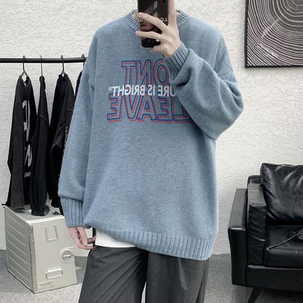 men's sweaters privathinker - men's large knitted sweater with contrasting letters, harajuku style, casual, fashionable, suitable, White;black
men's sweaters privathinker - men's large knitted sweater with contrasting letters, harajuku style, casual, fashionable, suitable, White;black