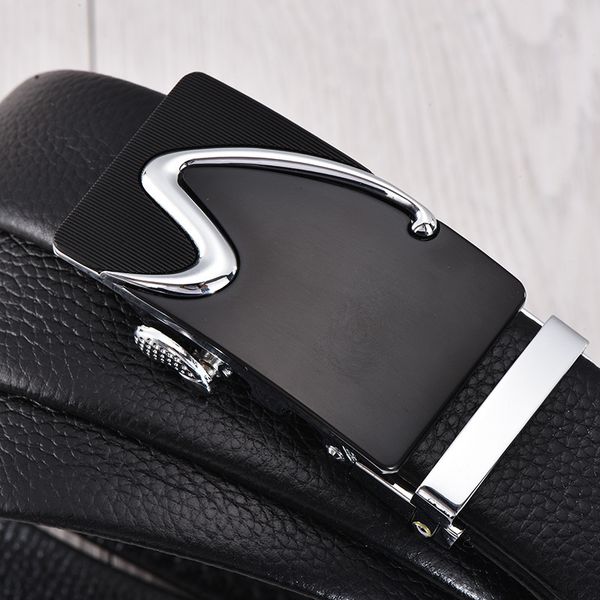 belt automatic buckle male genuine leather belt strap for men black belts cummerbunds cinturon hombre, Black;brown
belt automatic buckle male genuine leather belt strap for men black belts cummerbunds cinturon hombre, Black;brown