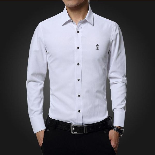men's dress shirts 2021 sergio k aramy aleatory men shirt printing cardigan slim long-sleeved social casual embroidered high-quality, White;black
men's dress shirts 2021 sergio k aramy aleatory men shirt printing cardigan slim long-sleeved social casual embroidered high-quality, White;black