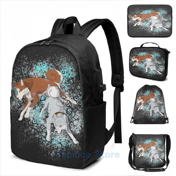 backpack funny graphic print gin and riki usb charge men school bags women bag travel laptop
backpack funny graphic print gin and riki usb charge men school bags women bag travel laptop