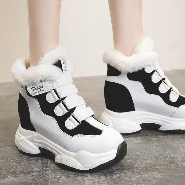 autumn winter increase ankle shoes women plus velvet snow boots warm round head casual y790, Black
autumn winter increase ankle shoes women plus velvet snow boots warm round head casual y790, Black