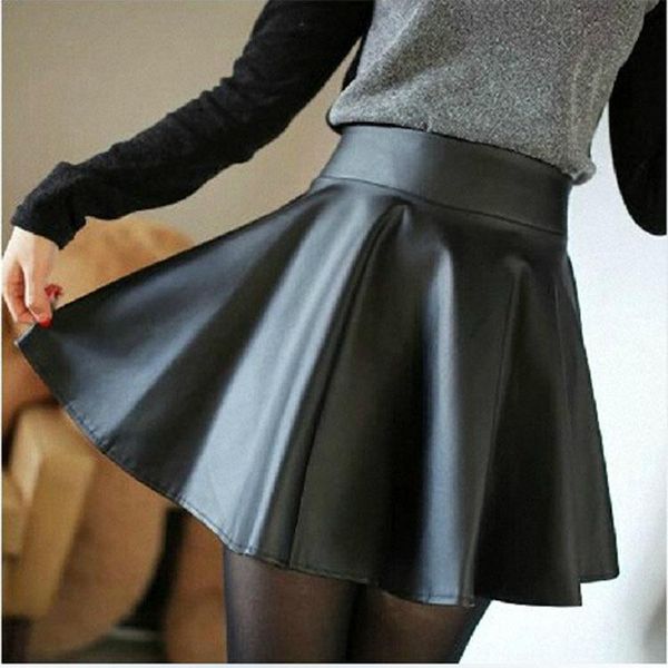 skirts mini skirt winter pu leather plus velvet high waist pleated cake leisure womens d1825, Black
skirts mini skirt winter pu leather plus velvet high waist pleated cake leisure womens d1825, Black
