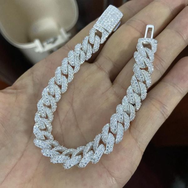 chains meisidian 6 - 24 inches 10mm width s925 cuban chain full out vvs d moissanite diamonds, Silver
chains meisidian 6 - 24 inches 10mm width s925 cuban chain full out vvs d moissanite diamonds, Silver