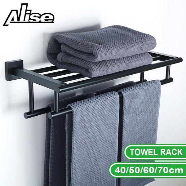 towel racks holder bathroom rack matte black stainless steel wall mounted hanger storage shelf 70cm accessories
towel racks holder bathroom rack matte black stainless steel wall mounted hanger storage shelf 70cm accessories