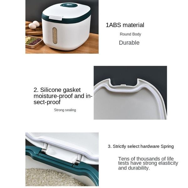 storage bottles & jars kitchen container 5kg 10kg insect-proof moisture-proof rice box grain sealed household pet dog food bo
storage bottles & jars kitchen container 5kg 10kg insect-proof moisture-proof rice box grain sealed household pet dog food bo