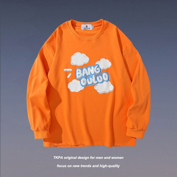 Tkpa trendy alphabet foam printed round neck sweater for men and women in autumn loose couple casual Pullover long sleeve Hoodies, Black
Tkpa trendy alphabet foam printed round neck sweater for men and women in autumn loose couple casual Pullover long sleeve Hoodies, Black