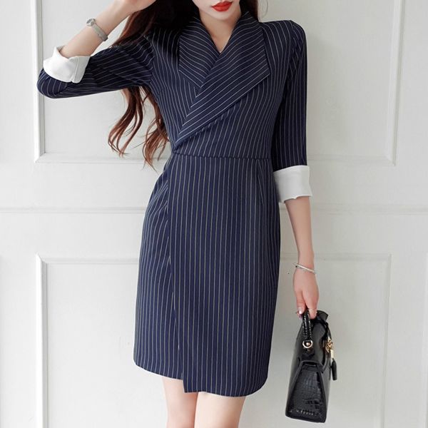 casual dresses new summer women sashes pencil blazer 3/4 sleeve notched neck office lady elegant striped vintage 2eok, Black;gray
casual dresses new summer women sashes pencil blazer 3/4 sleeve notched neck office lady elegant striped vintage 2eok, Black;gray