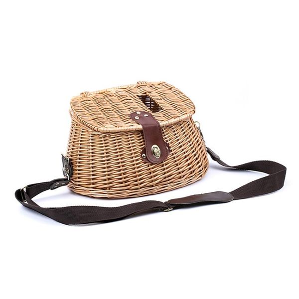 fishing accessories wicker fish basket creel trout perch cage tackle box home decoration vintage fisherman trap pouch with adjustable strap
fishing accessories wicker fish basket creel trout perch cage tackle box home decoration vintage fisherman trap pouch with adjustable strap
