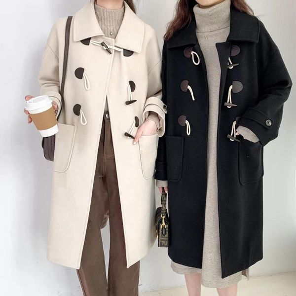 women's trench coats spring woolen coat mid-length 2021 autumn/winter warm jacket korean style thick, Tan;black
women's trench coats spring woolen coat mid-length 2021 autumn/winter warm jacket korean style thick, Tan;black
