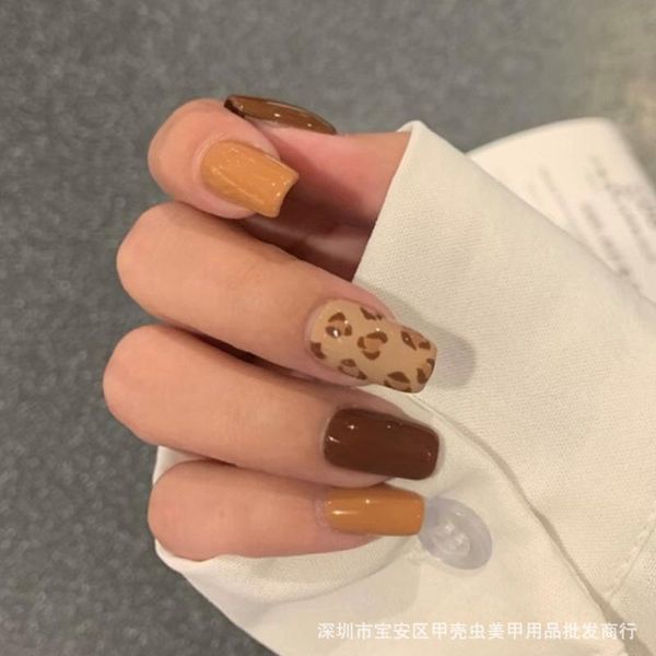 false nails 24pcs cow pattern nail patch glue type removable mid length paragraph fashion manicure butt666, Red;gold
false nails 24pcs cow pattern nail patch glue type removable mid length paragraph fashion manicure butt666, Red;gold