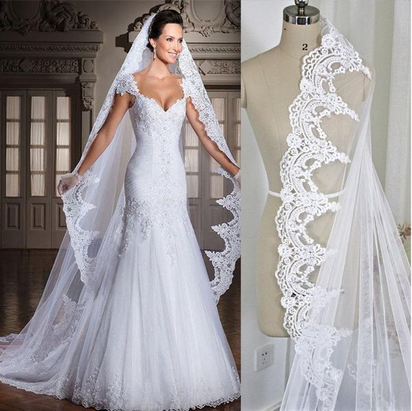 bridal veils 2022 women cathedral lace veil 300*150cm wedding edge 1layer soft tulle voile mariage accessories, Black
bridal veils 2022 women cathedral lace veil 300*150cm wedding edge 1layer soft tulle voile mariage accessories, Black