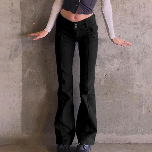 jodimitty indie aesthetics slim low waist flare pants e-girl vintage pockets solid y2k autumn 90s fashion black trousers women's leggin
jodimitty indie aesthetics slim low waist flare pants e-girl vintage pockets solid y2k autumn 90s fashion black trousers women's leggin