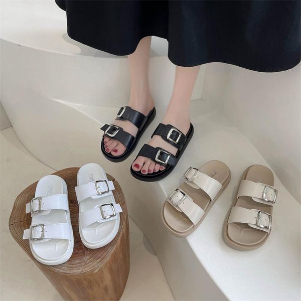 slippers women summer med platform slides fashion beach shoes pantofle rubber luxury sabot flat 2021 soft pu rome, Black
slippers women summer med platform slides fashion beach shoes pantofle rubber luxury sabot flat 2021 soft pu rome, Black