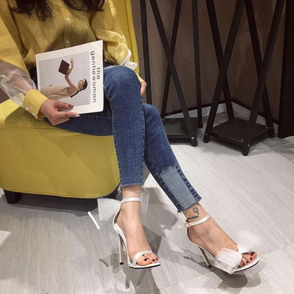 sandals summer fashion white silk butterfly-knot peep-toe high heels women buckle strap back pumps wedding party shoes, Black
sandals summer fashion white silk butterfly-knot peep-toe high heels women buckle strap back pumps wedding party shoes, Black