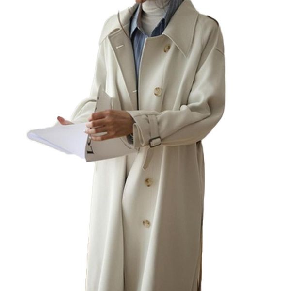 women's trench coats windbreaker overcoats 2021 autumn elegant female casual loose women long ladies outerwear n626, Tan;black
women's trench coats windbreaker overcoats 2021 autumn elegant female casual loose women long ladies outerwear n626, Tan;black
