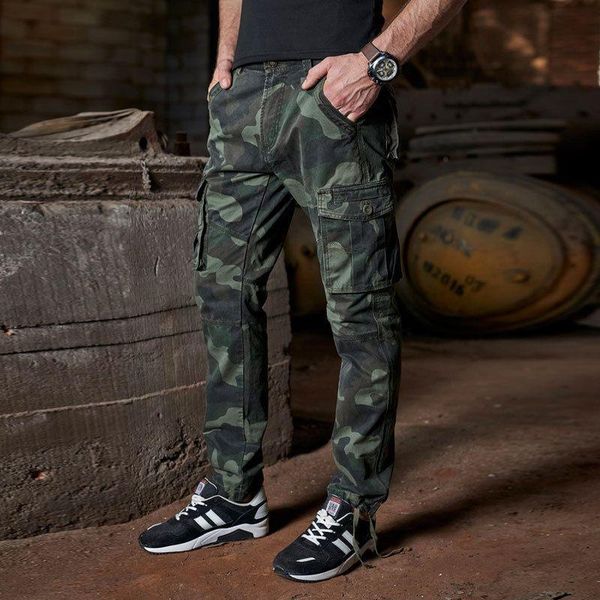 spring men army camouflage pants military loose cargo trousers pocket joggers pantalon homme 032111 men's, Black
spring men army camouflage pants military loose cargo trousers pocket joggers pantalon homme 032111 men's, Black