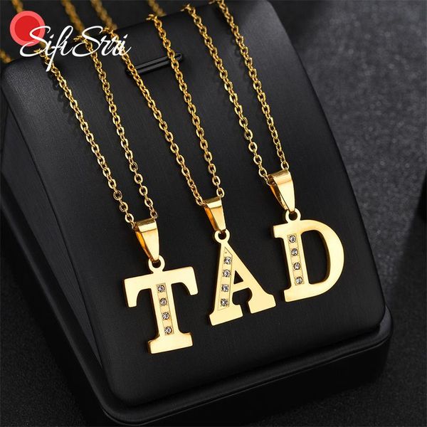 pendant necklaces sifisrri stainless steel alphabet letter necklace diy crystal initial capital letters chain for women birthday gift, Silver
pendant necklaces sifisrri stainless steel alphabet letter necklace diy crystal initial capital letters chain for women birthday gift, Silver