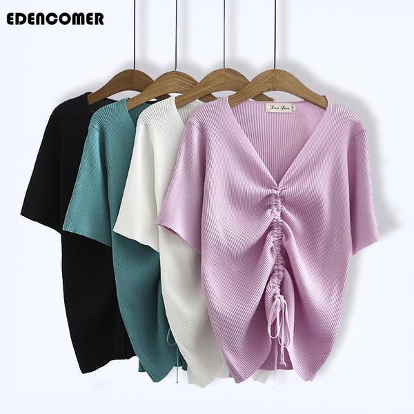 women's blouses & shirts clothing large size spring and summer 2021 loose v-neck drawstring ice silk knitted, White
women's blouses & shirts clothing large size spring and summer 2021 loose v-neck drawstring ice silk knitted, White